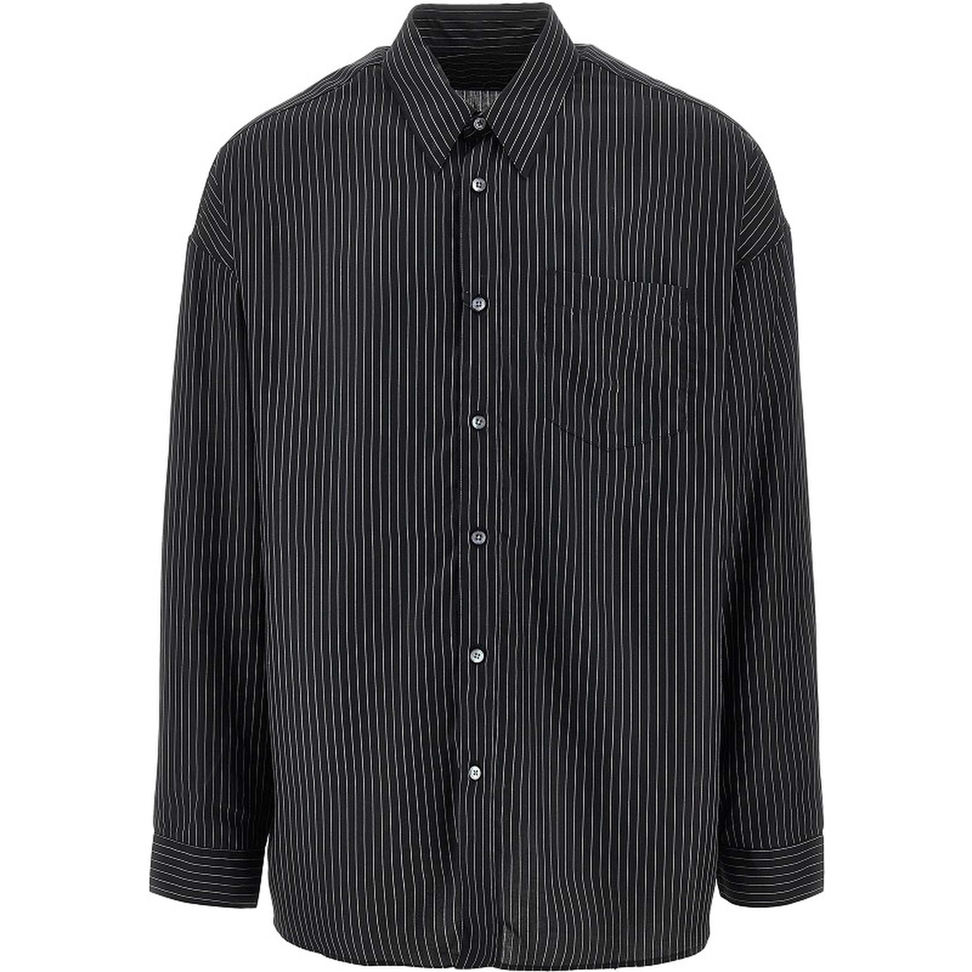 'Stable' pinstriped shirt