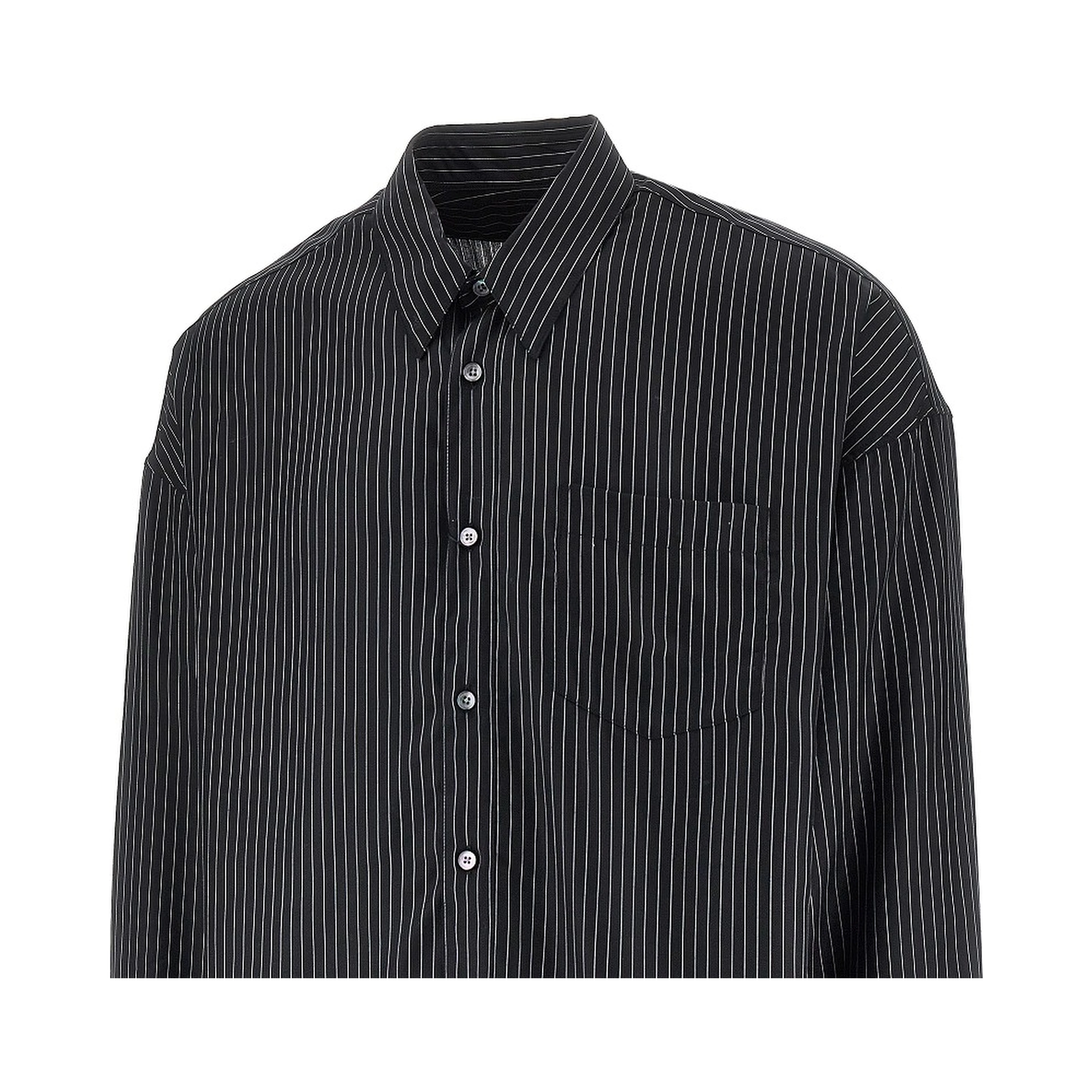 'Stable' pinstriped shirt
