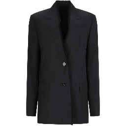 Blazer in Misto Lana