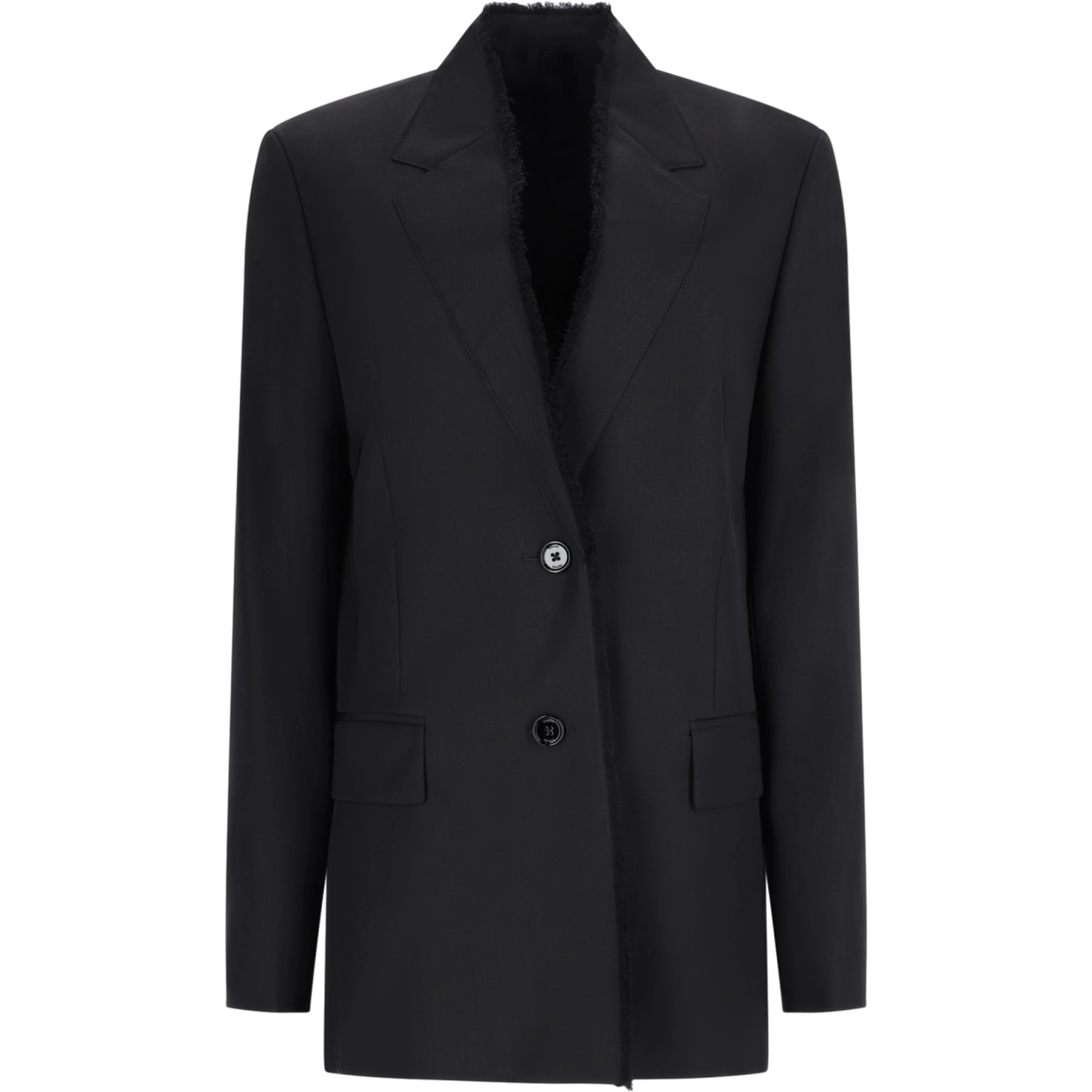 Blazer in Misto Lana