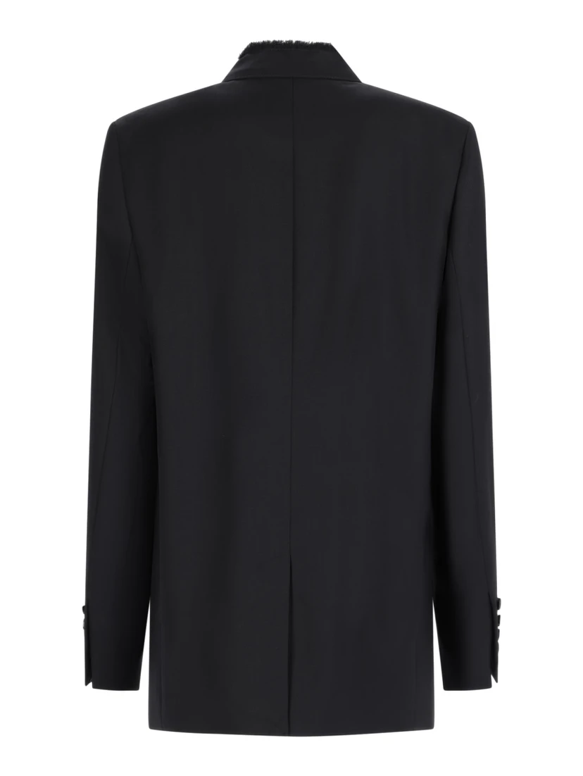 Blazer in Misto Lana