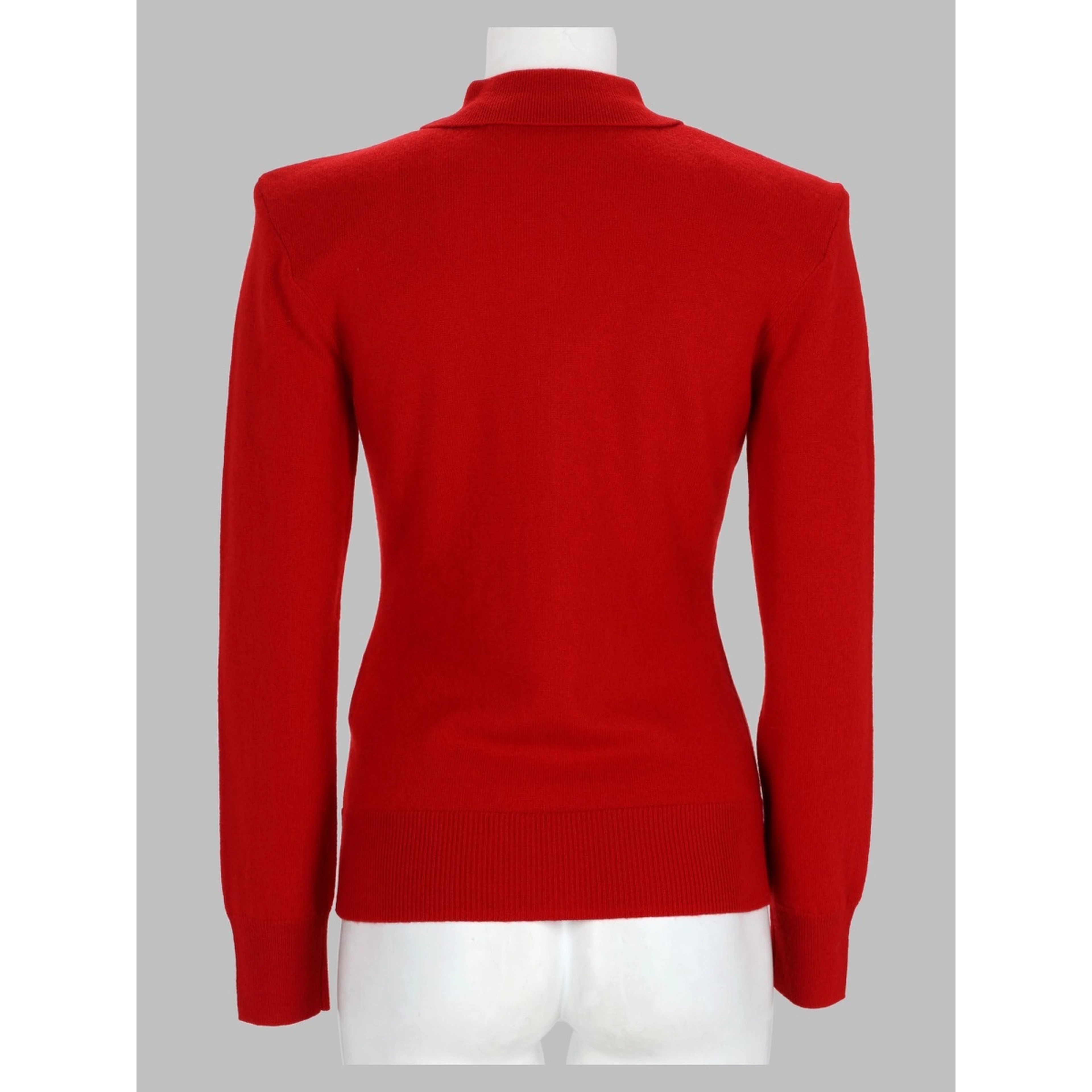 Polo In Maglia Di Lana Merino e Cashmere