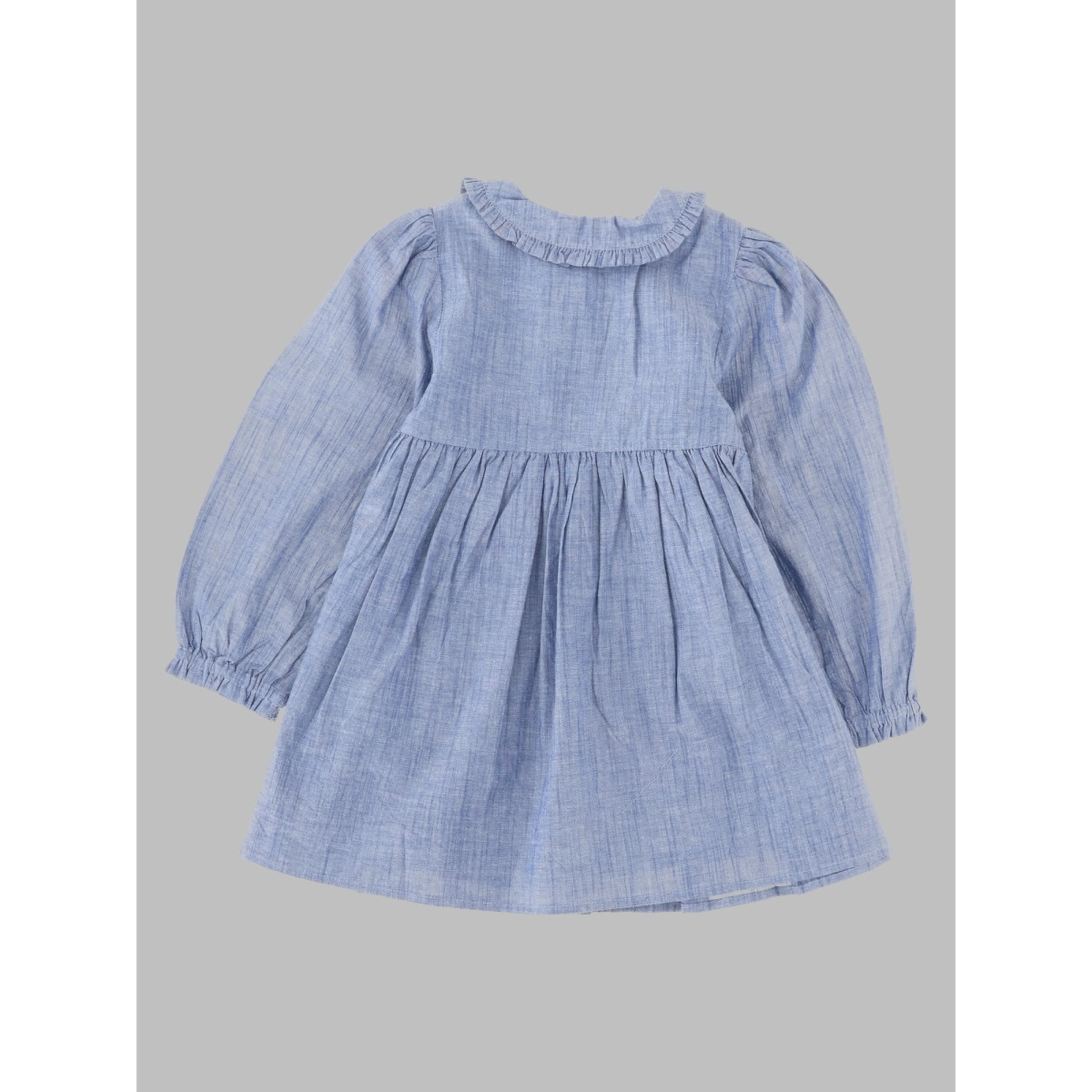 robe smockee chambray