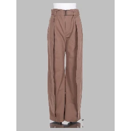 Pantalone Barrel in ​​Misto Twill di Cotone