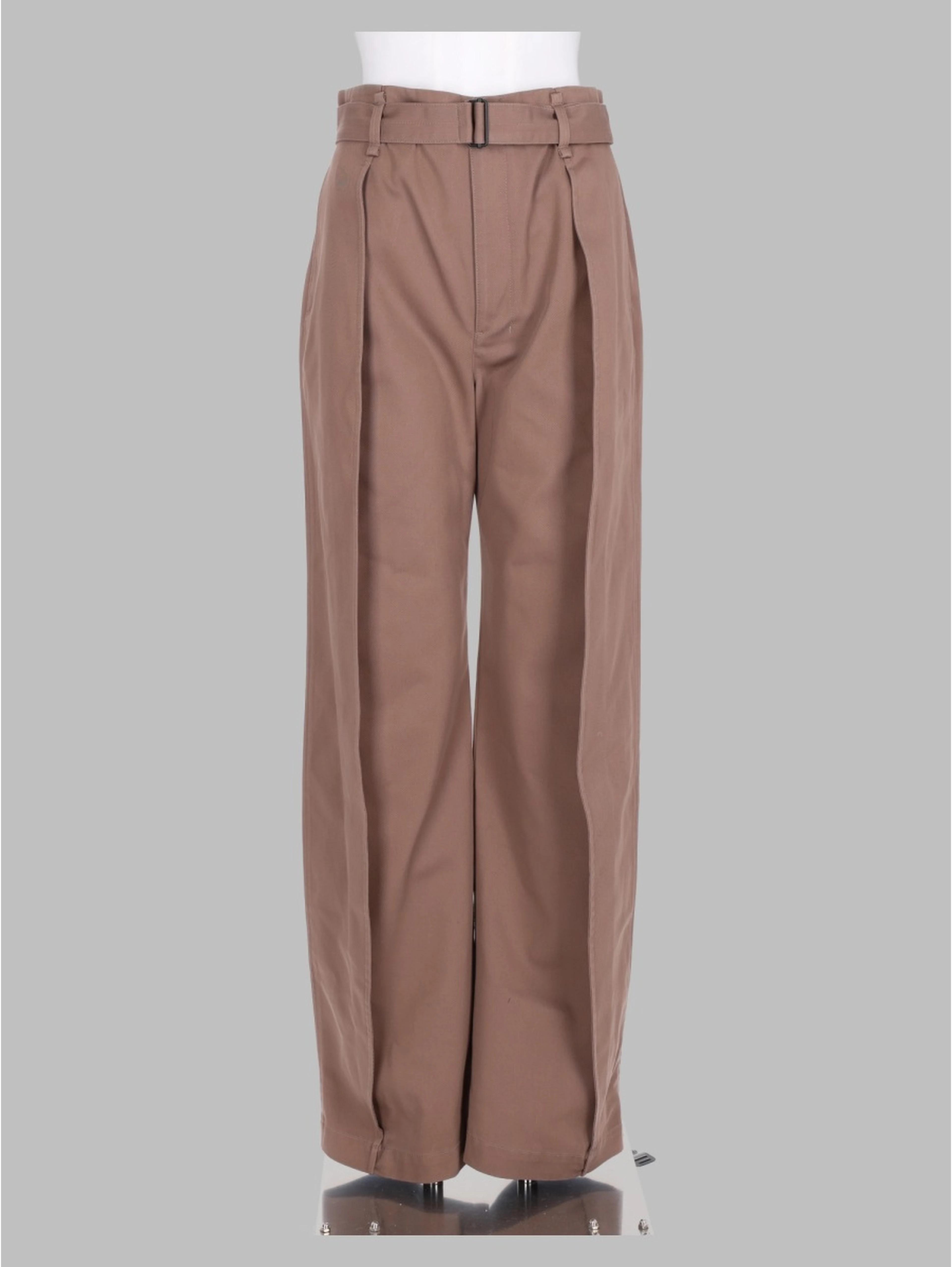 Pantalone Barrel in ​​Misto Twill di Cotone