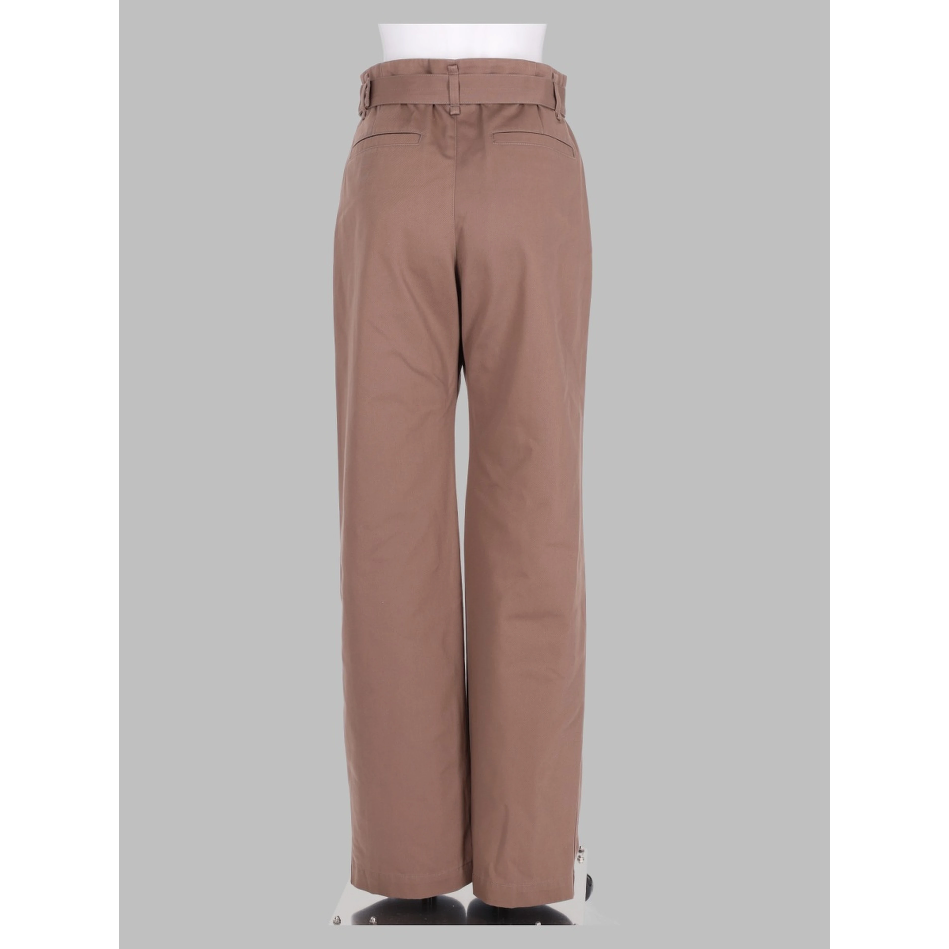 Pantalone Barrel in ​​Misto Twill di Cotone
