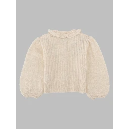 Cardigan Con Colletto E Dettagli Ricamati