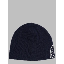 Berretto in Lana con Coccodrillo Jacquard