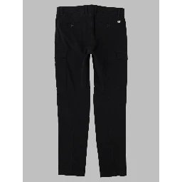 Pantalone Cargo in Raso di Cotone Stretch