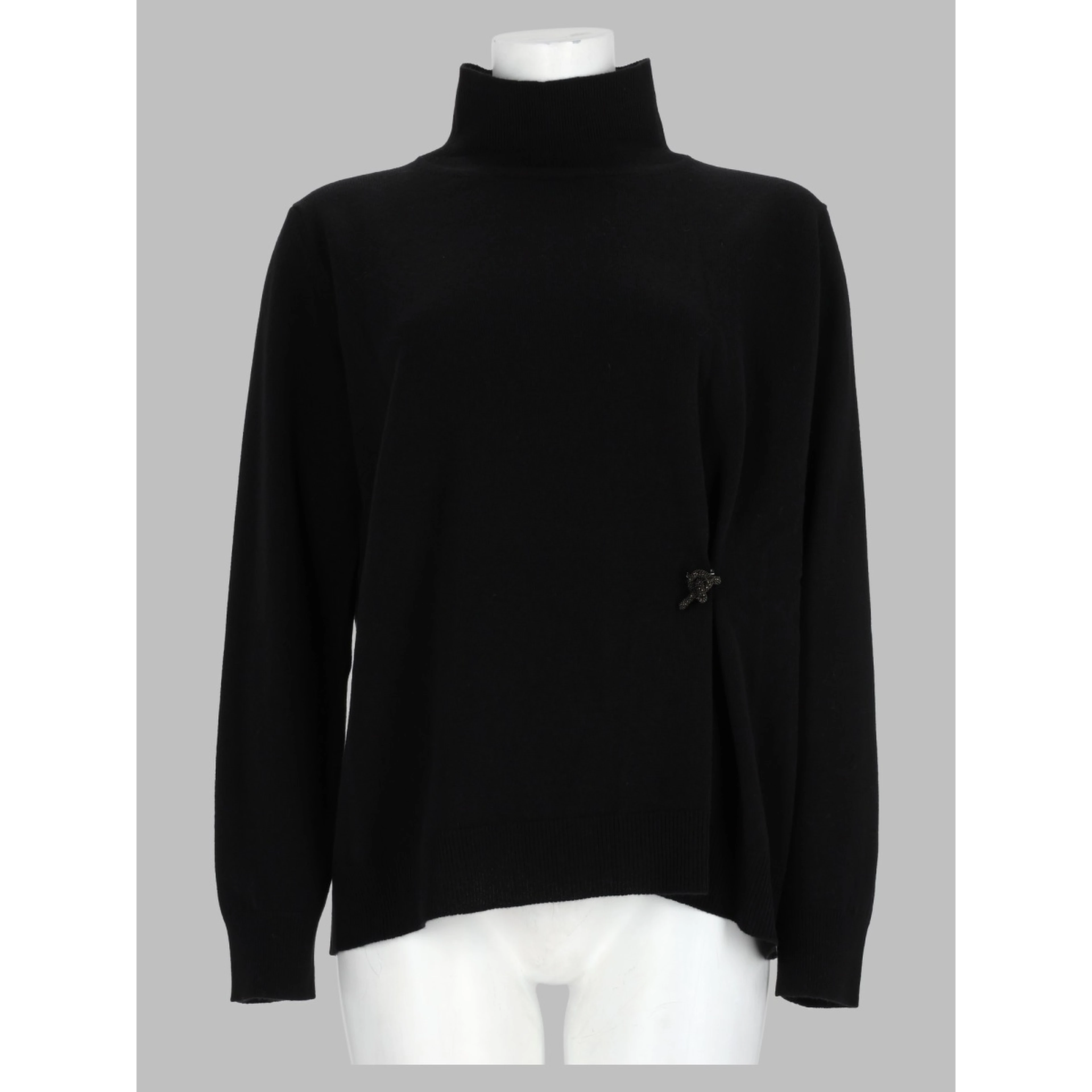 Maglia In Lana Misto Seta e Cashmere