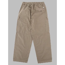 Pantalone Cargo in Raso di Cotone Stretch