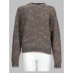 Maglia In Misto Lana Con Paillettes