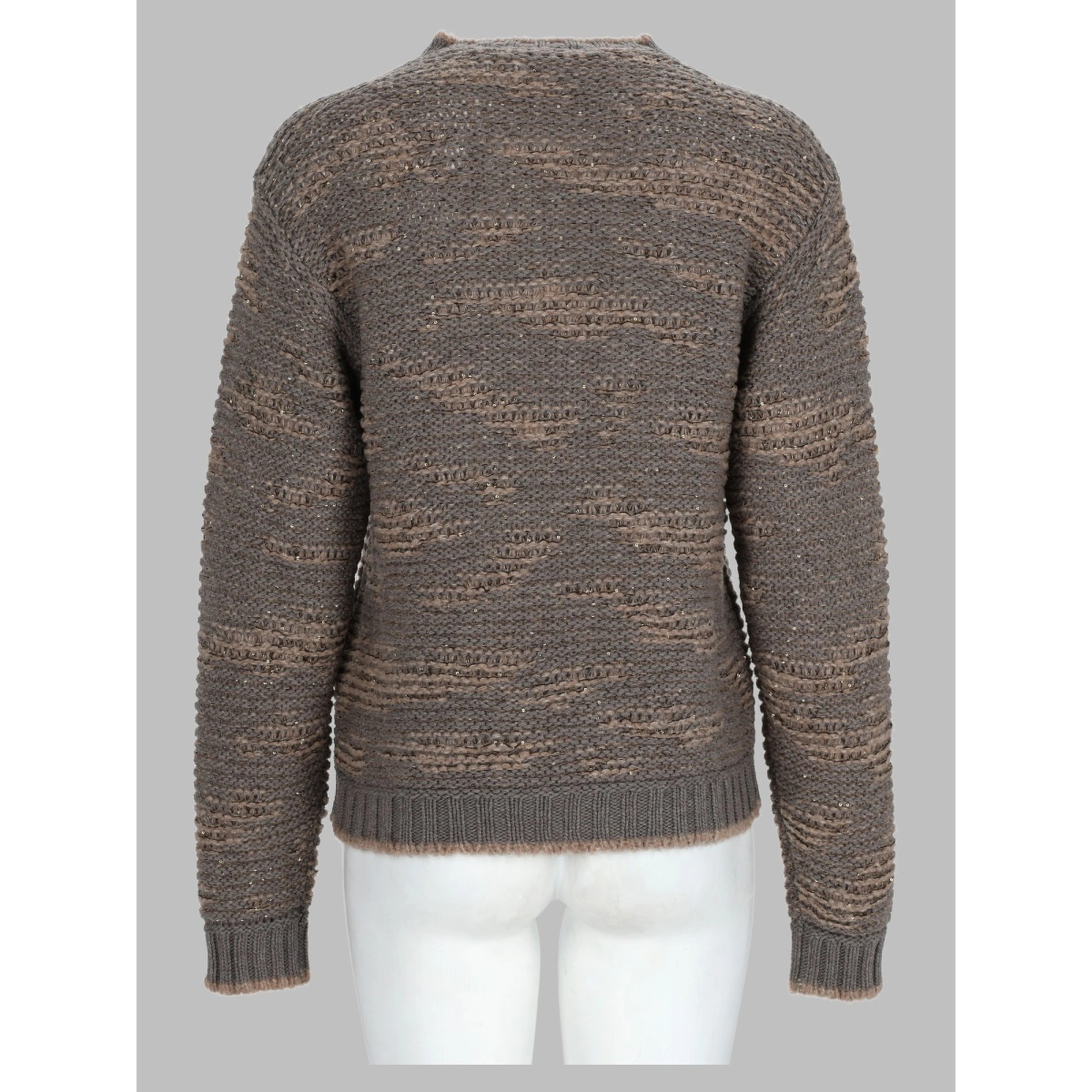 Maglia In Misto Lana Con Paillettes