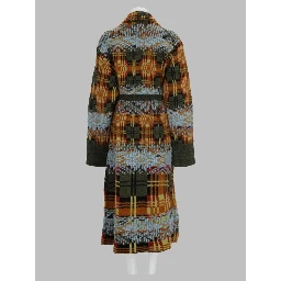 Cardigan Lungo In Cashmere e Lana