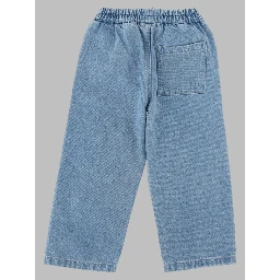 bobo choses embossed denim pants