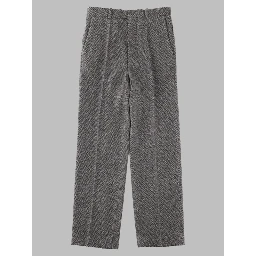 Pantalone in Lana a Spina di Pesce