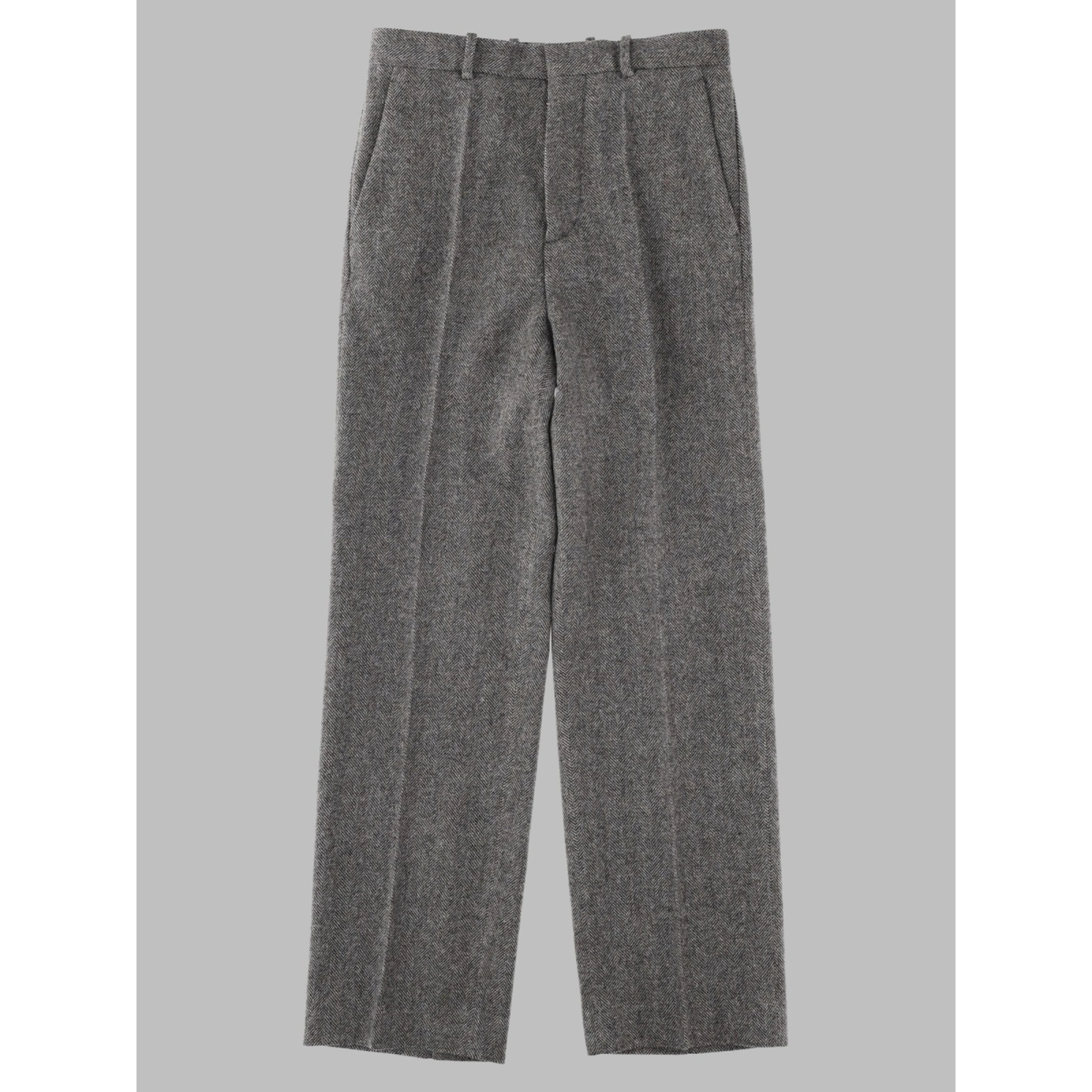 Pantalone in Lana a Spina di Pesce