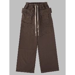 Pantalone Cargo in Felpa di Cotone
