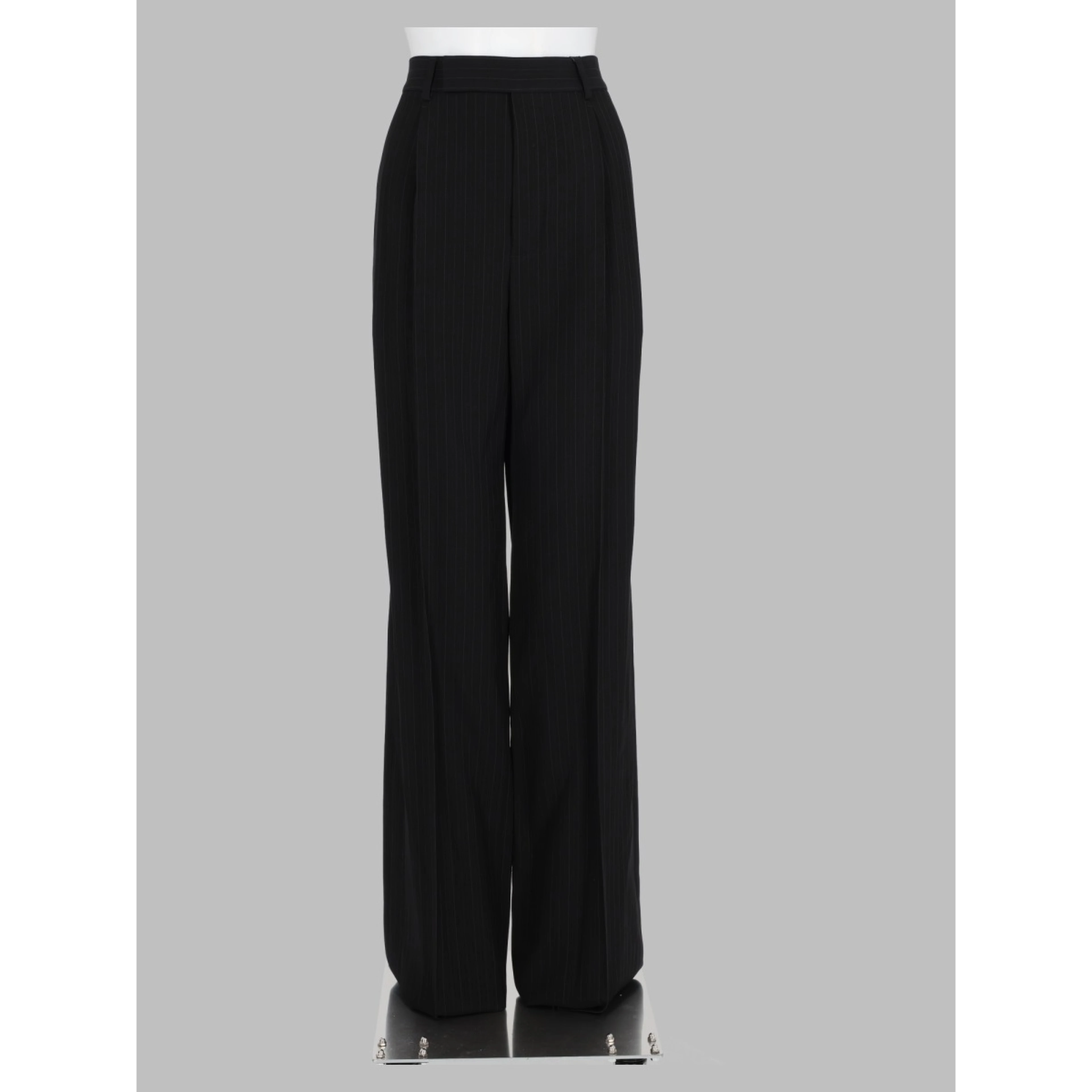 Pantalone in Crêpe Gessato