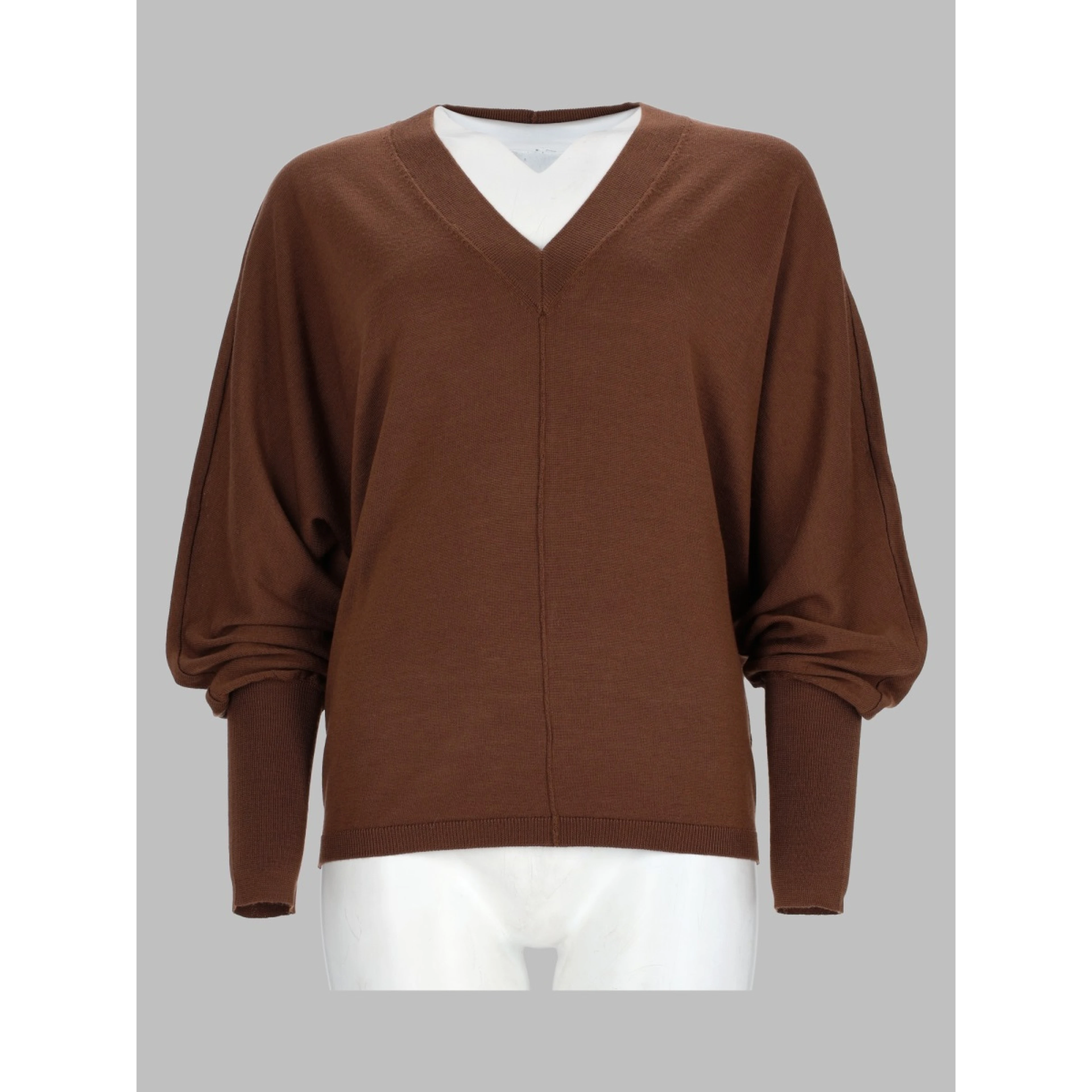 Maglia In Lana Con Scollo a V