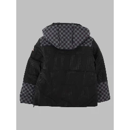 sg checkered padded jacket
black