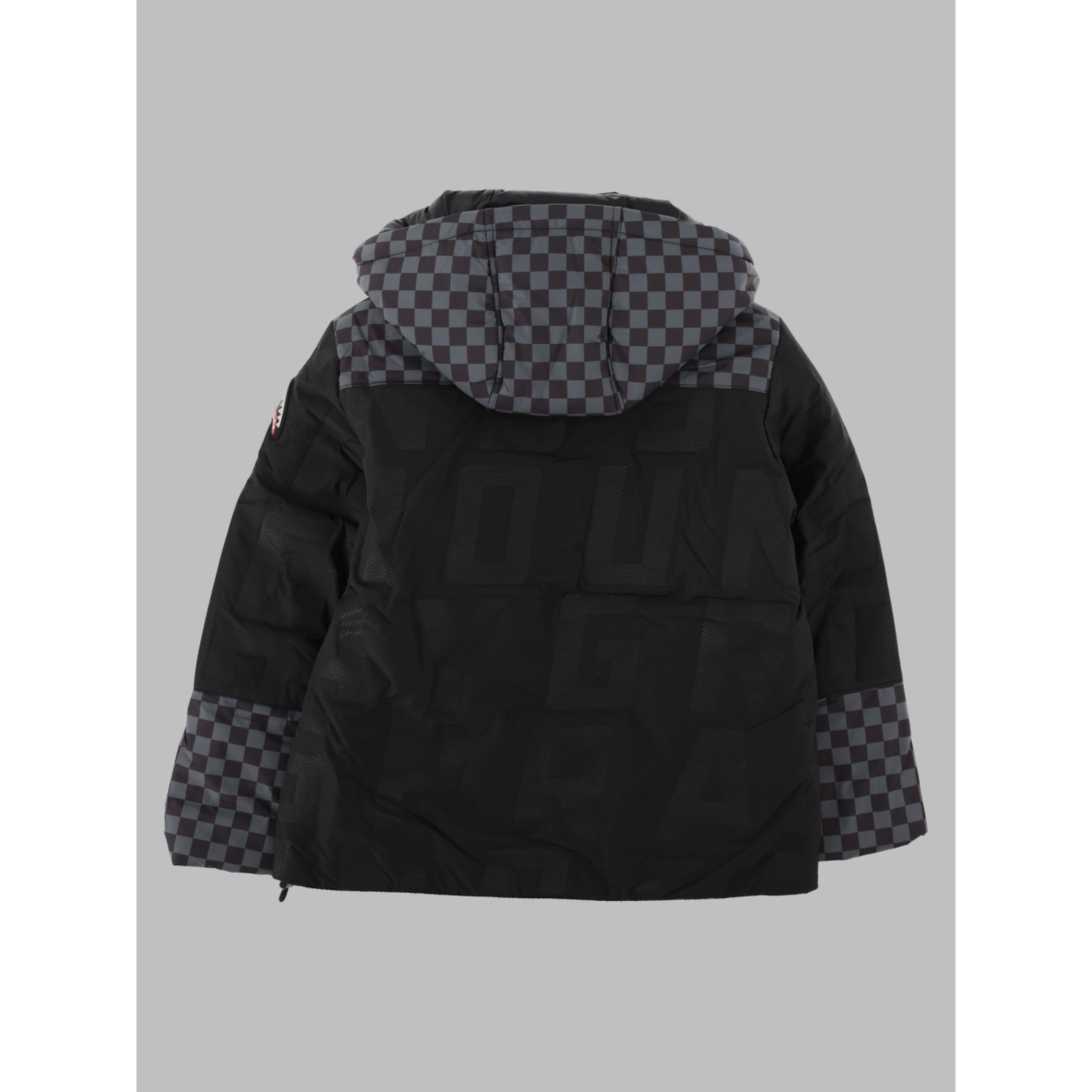sg checkered padded jacket
black