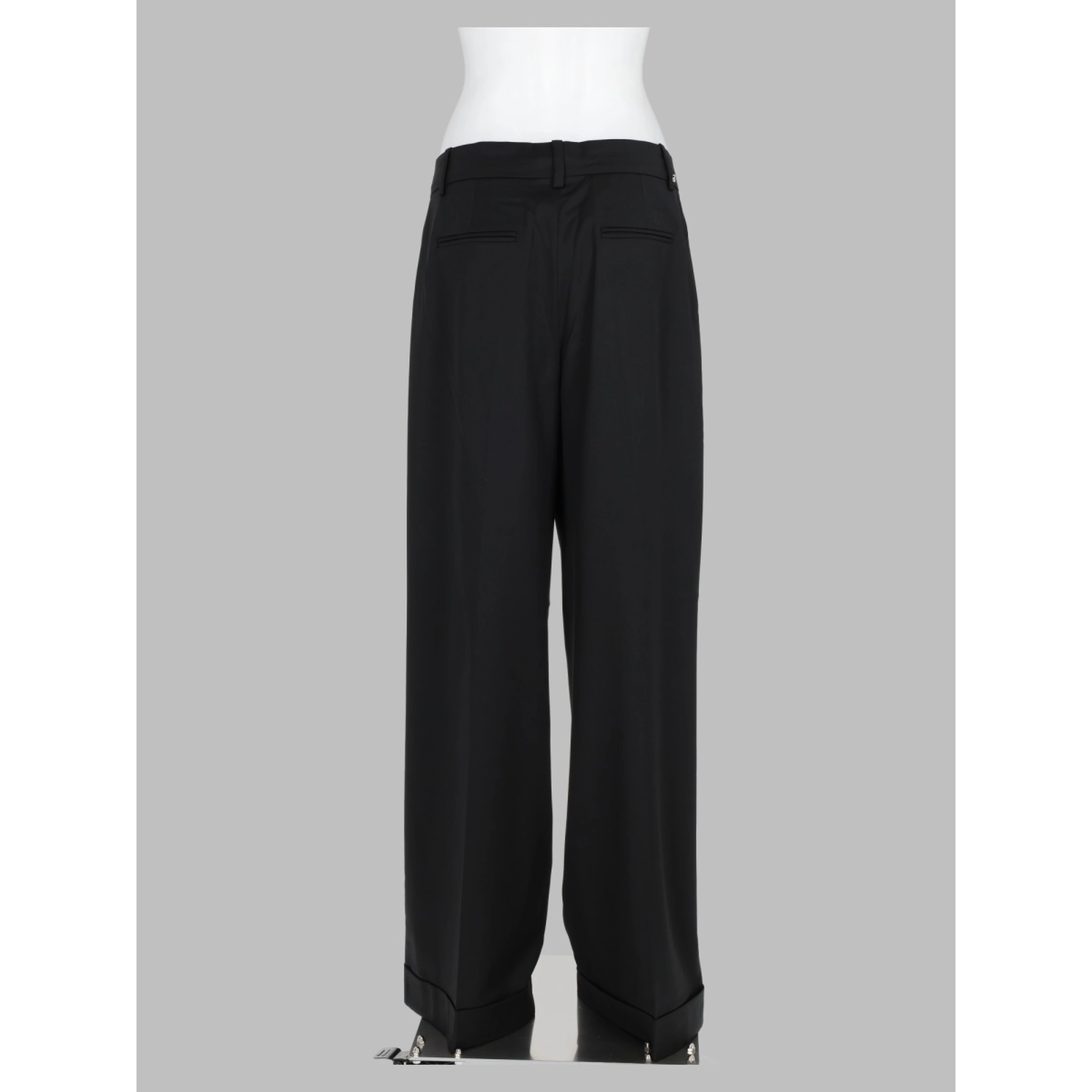 Pantalone in Lana Calandrata