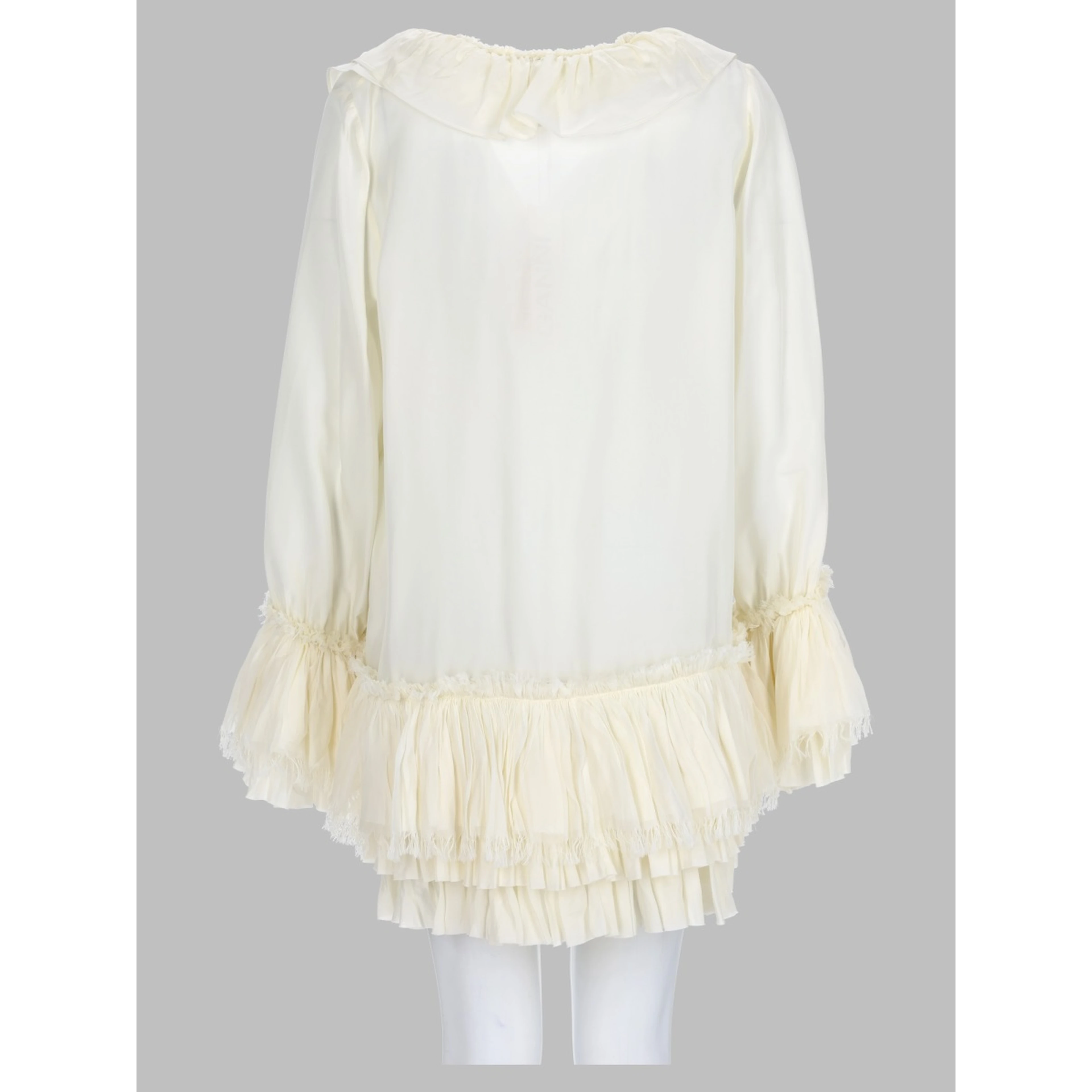 Blusa Con Balze