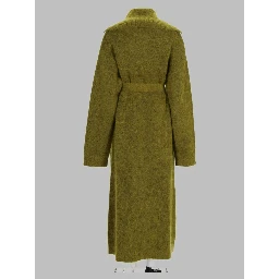 Cardigan Lungo In Lana e Mohair