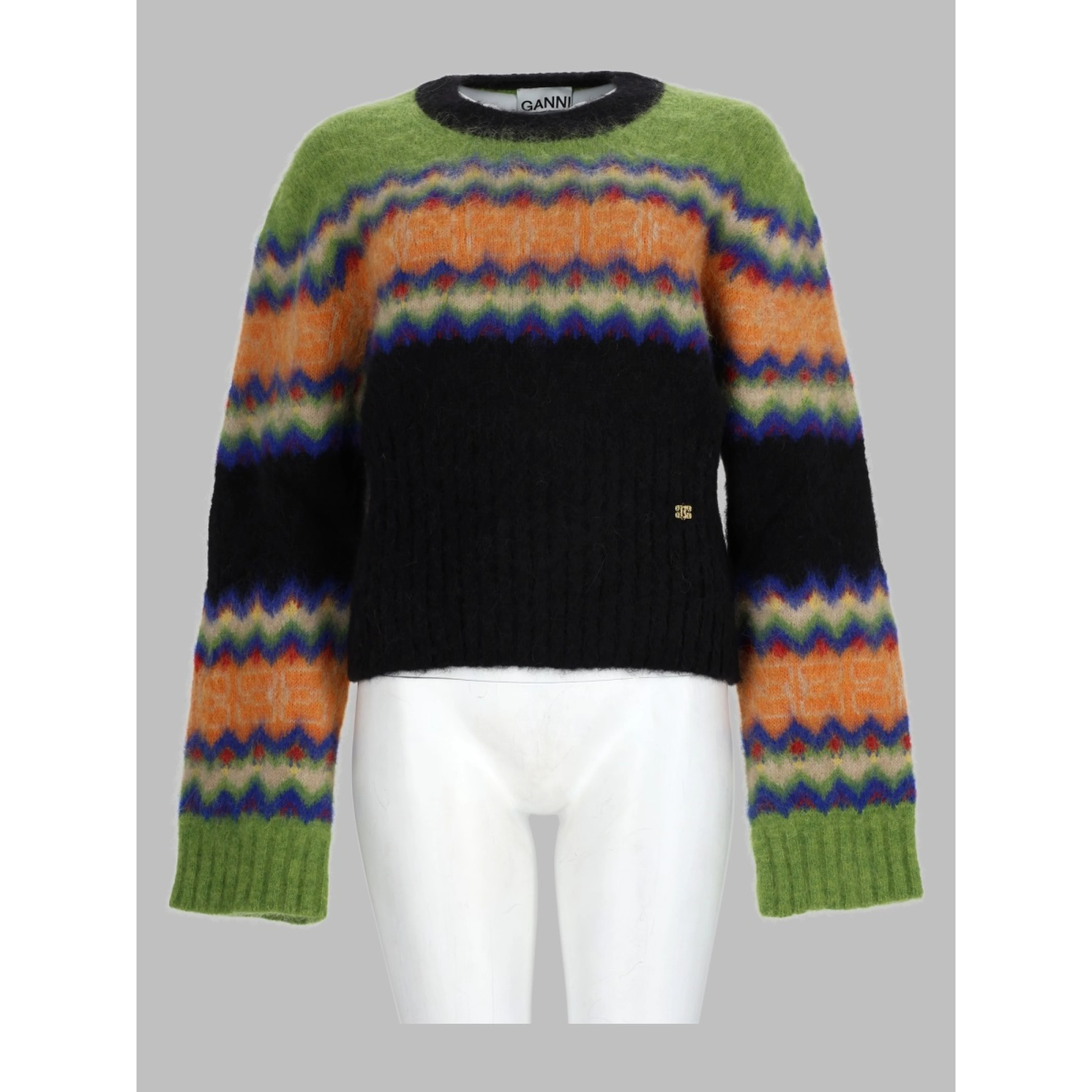 Maglia In Alpaca Con Motivo Fairisle