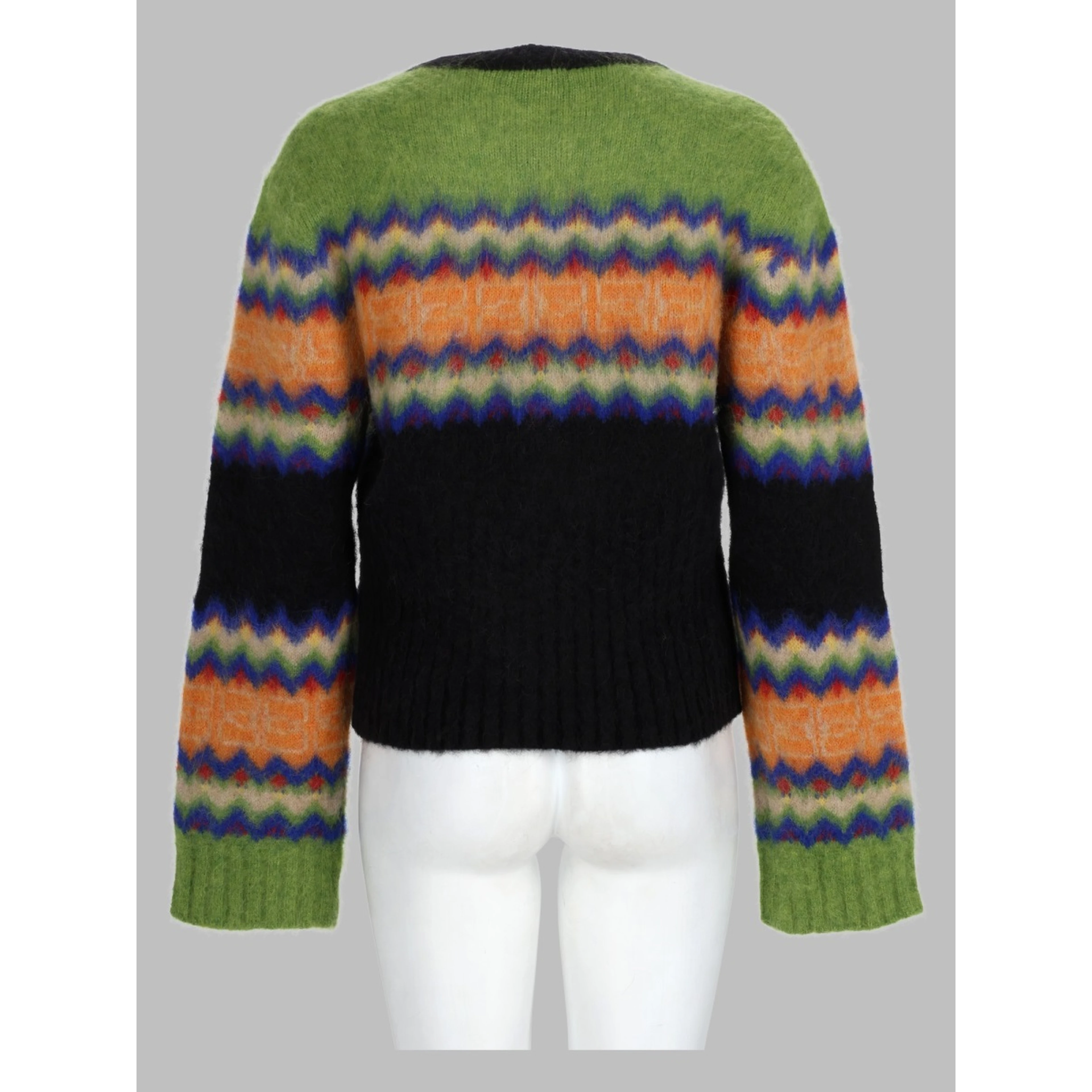 Maglia In Alpaca Con Motivo Fairisle