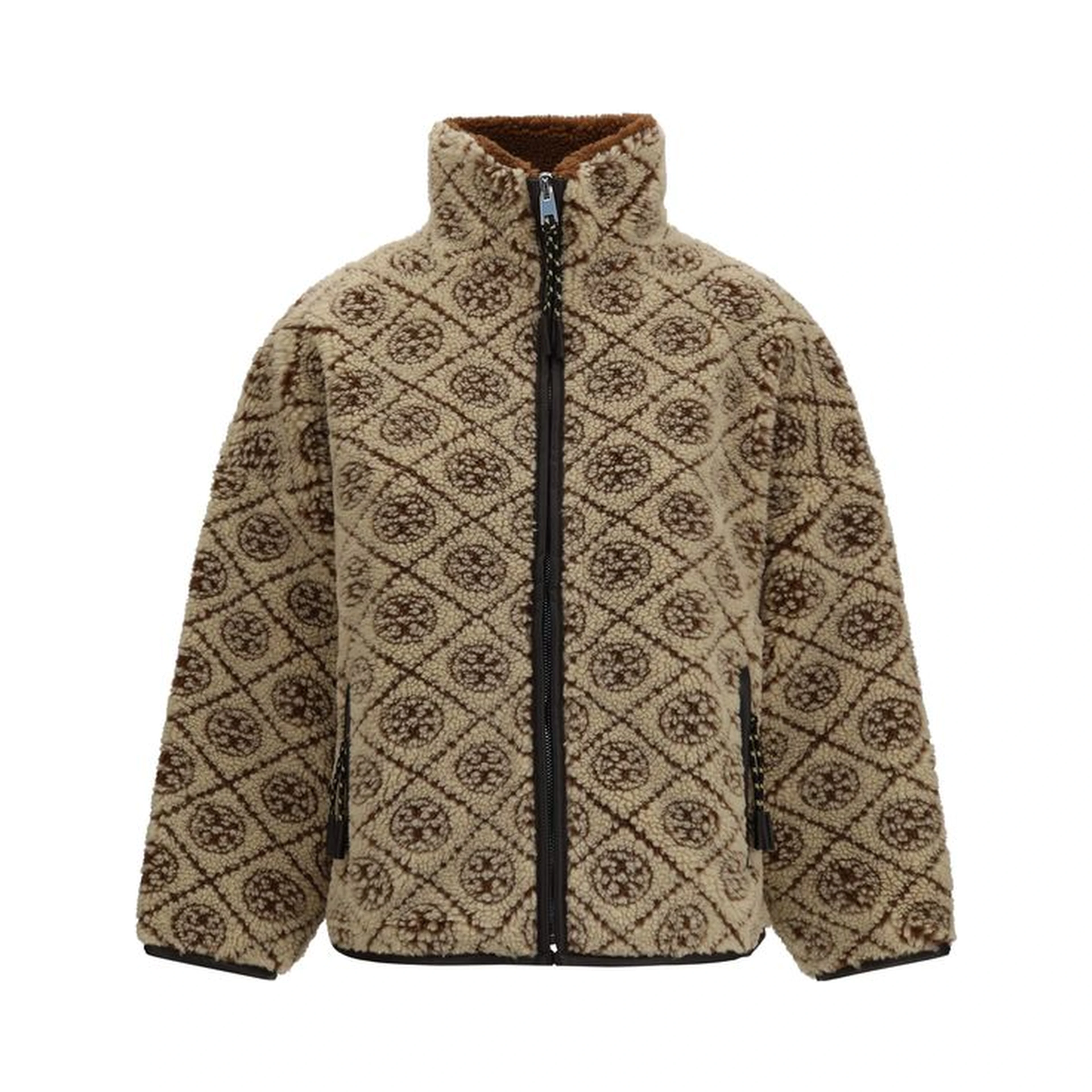 Beige Recycled Polyester Shell Jacket