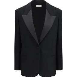 Black Wool Oves Aries Blazer