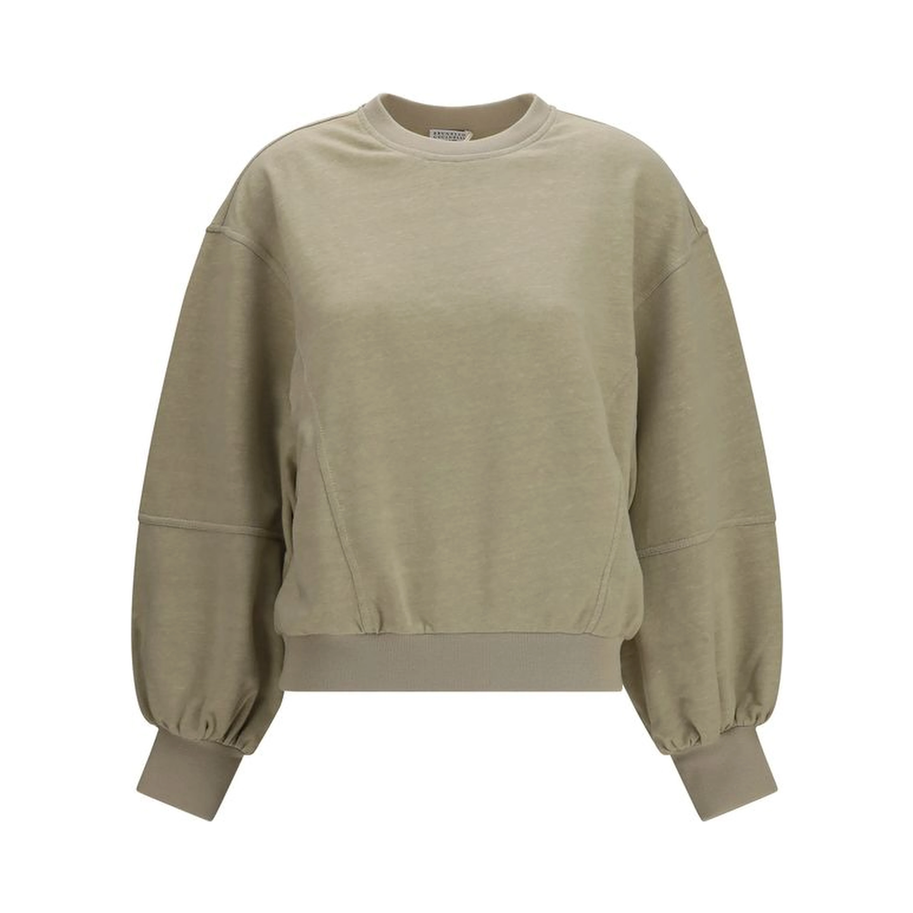 Beige Cotton Sweatshirt