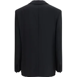 Black Wool Oves Aries Blazer