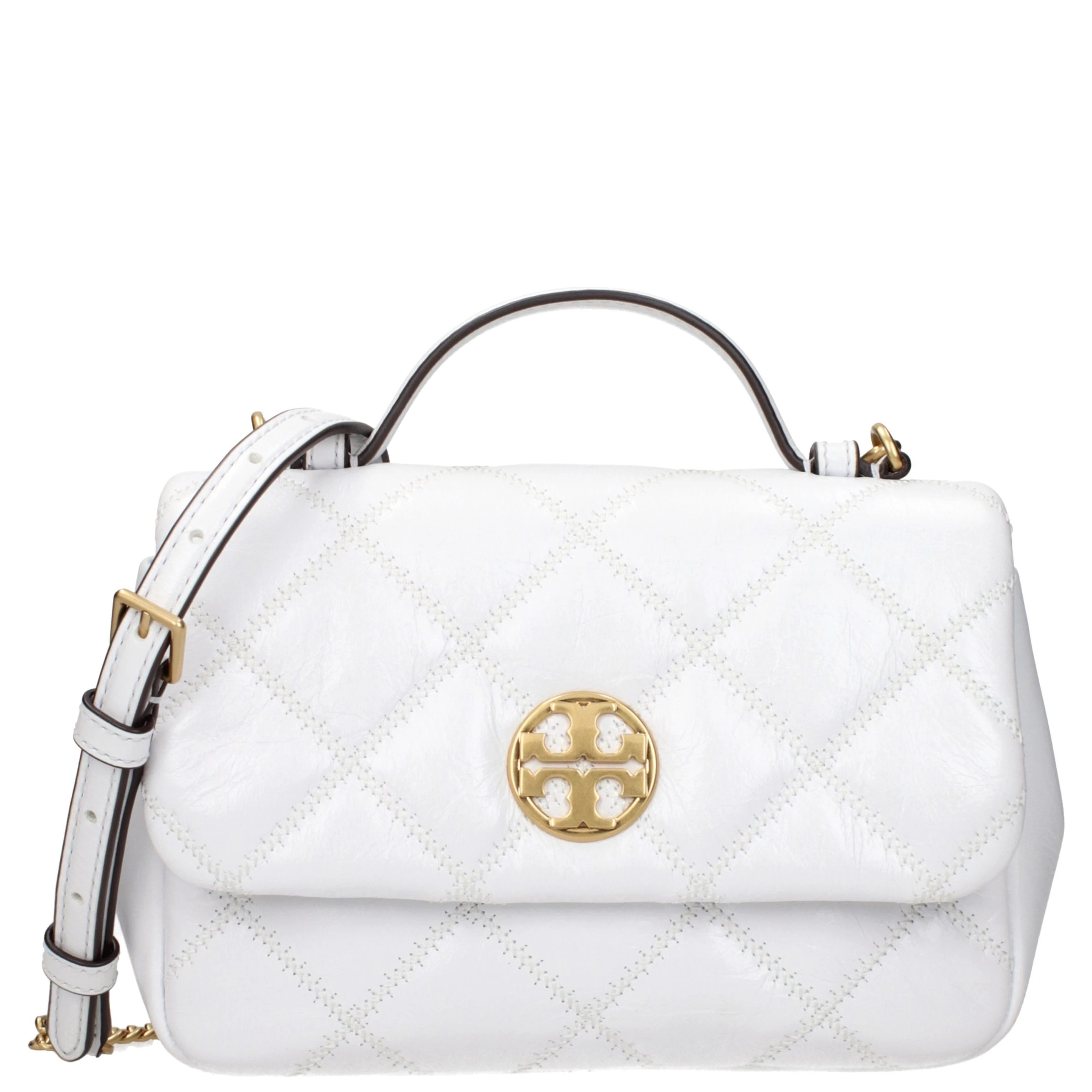 White Leather Handbag