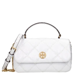 White Leather Handbag