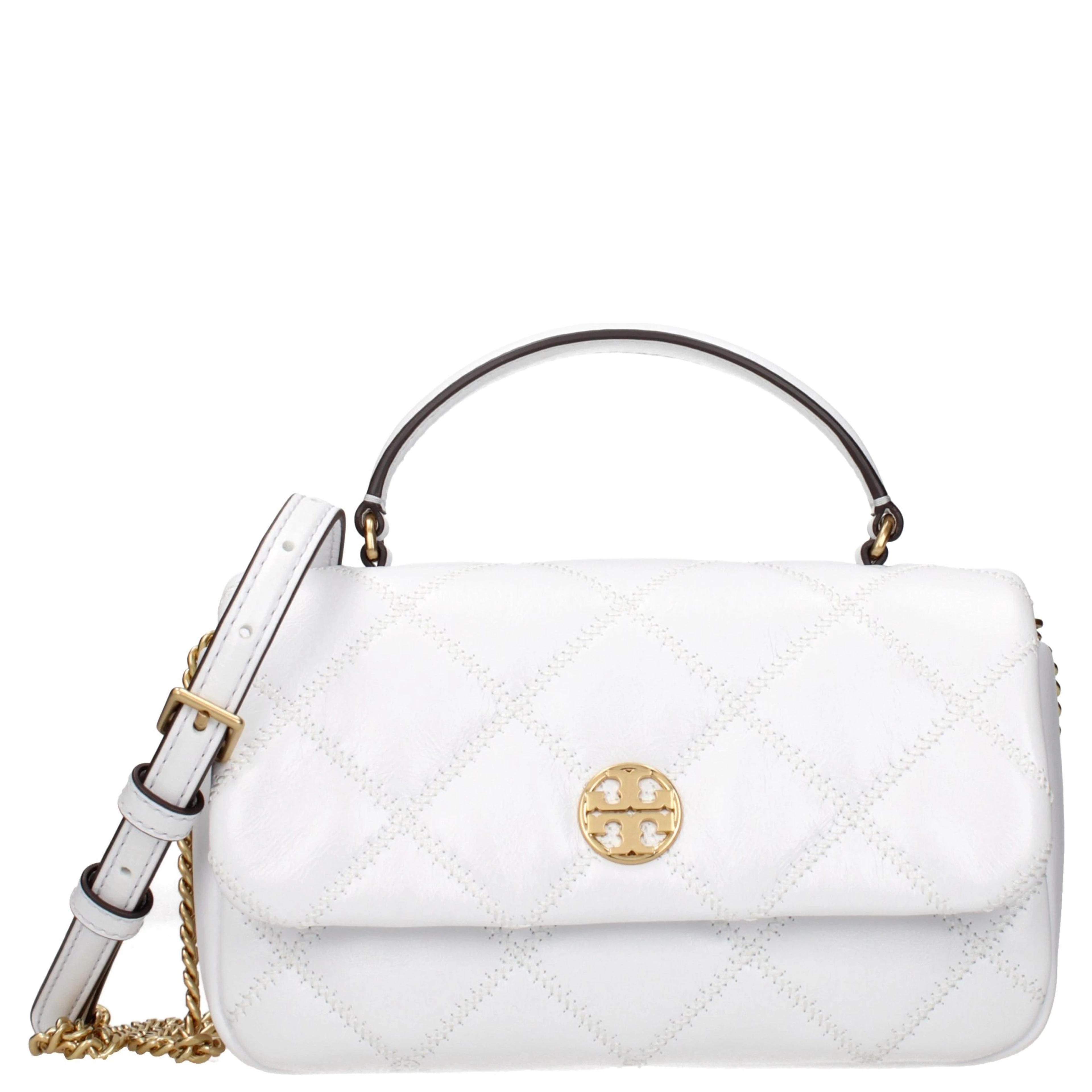 White Leather Handbag