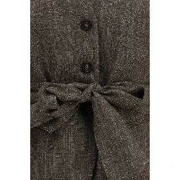 Brown Linen Blazer