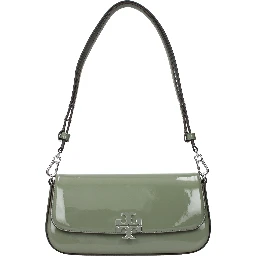 Green Leather Shoulder Bag