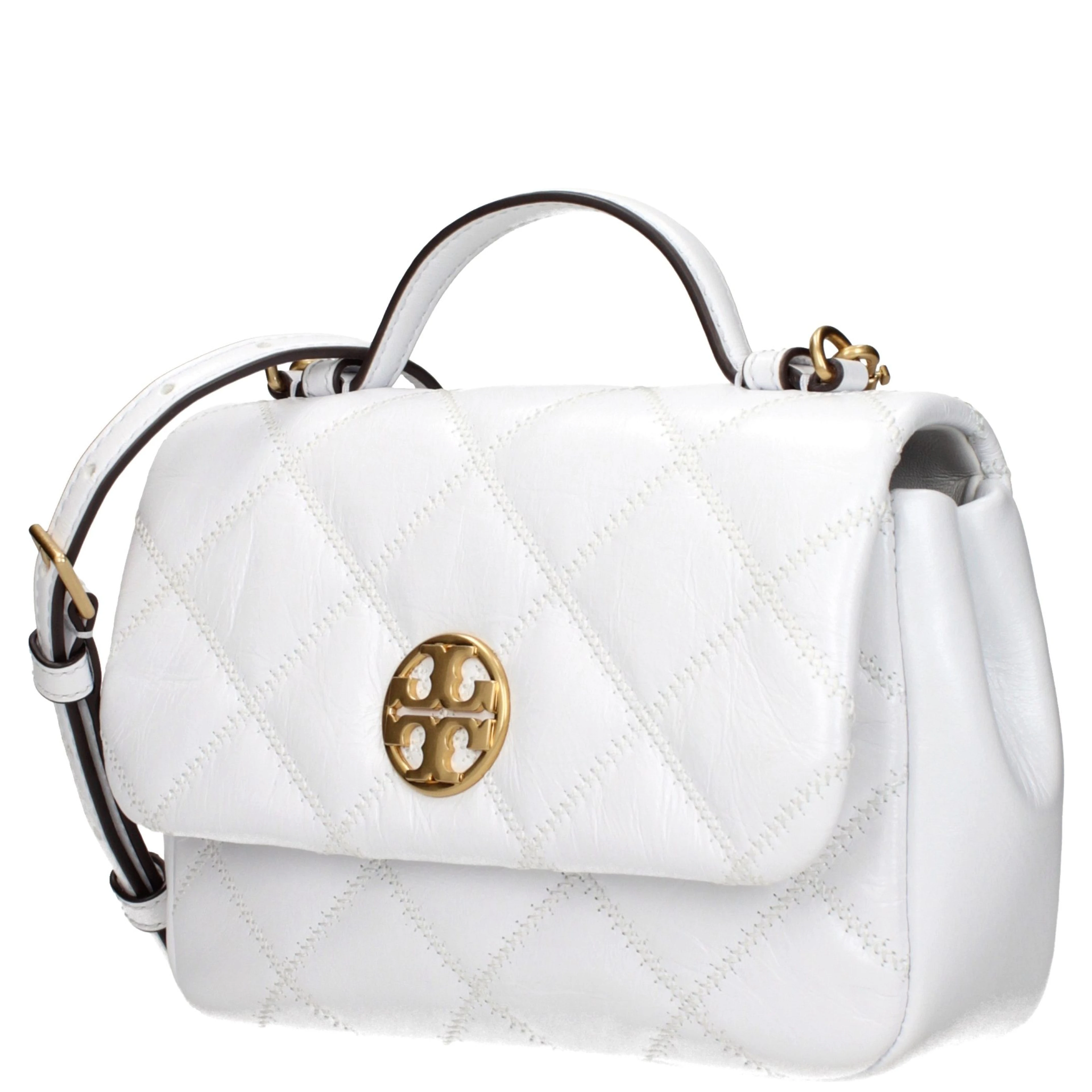 White Leather Handbag
