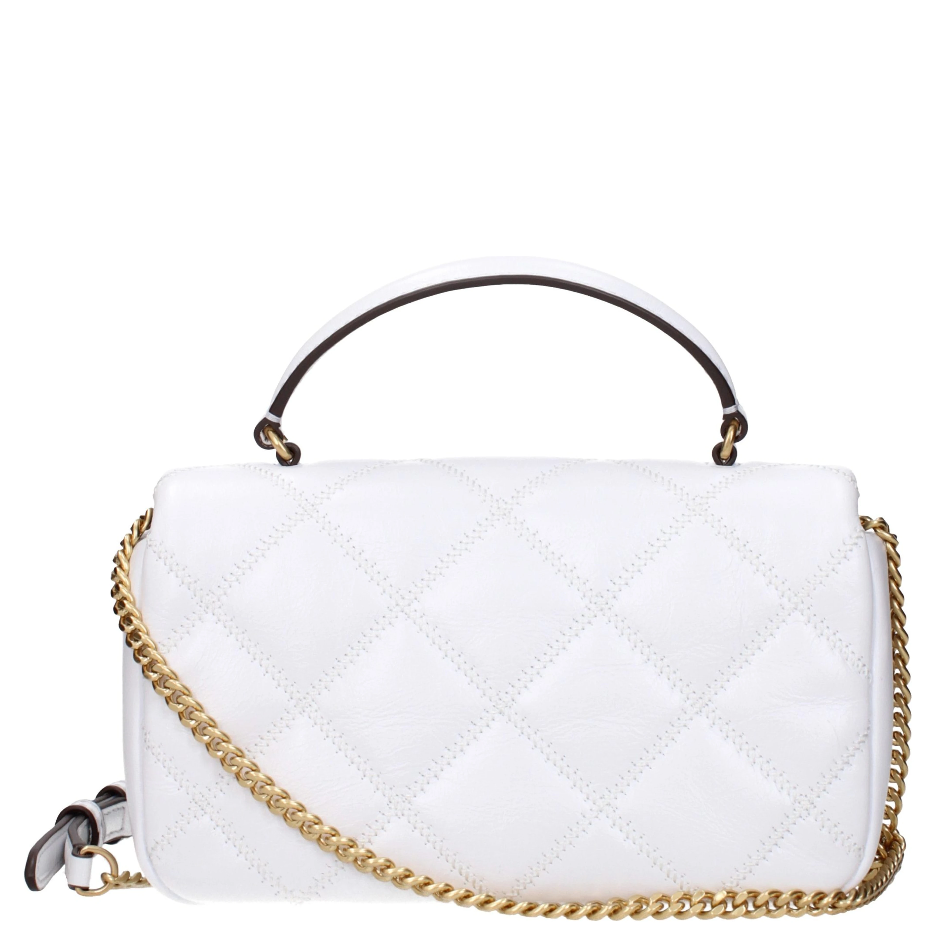 White Leather Handbag