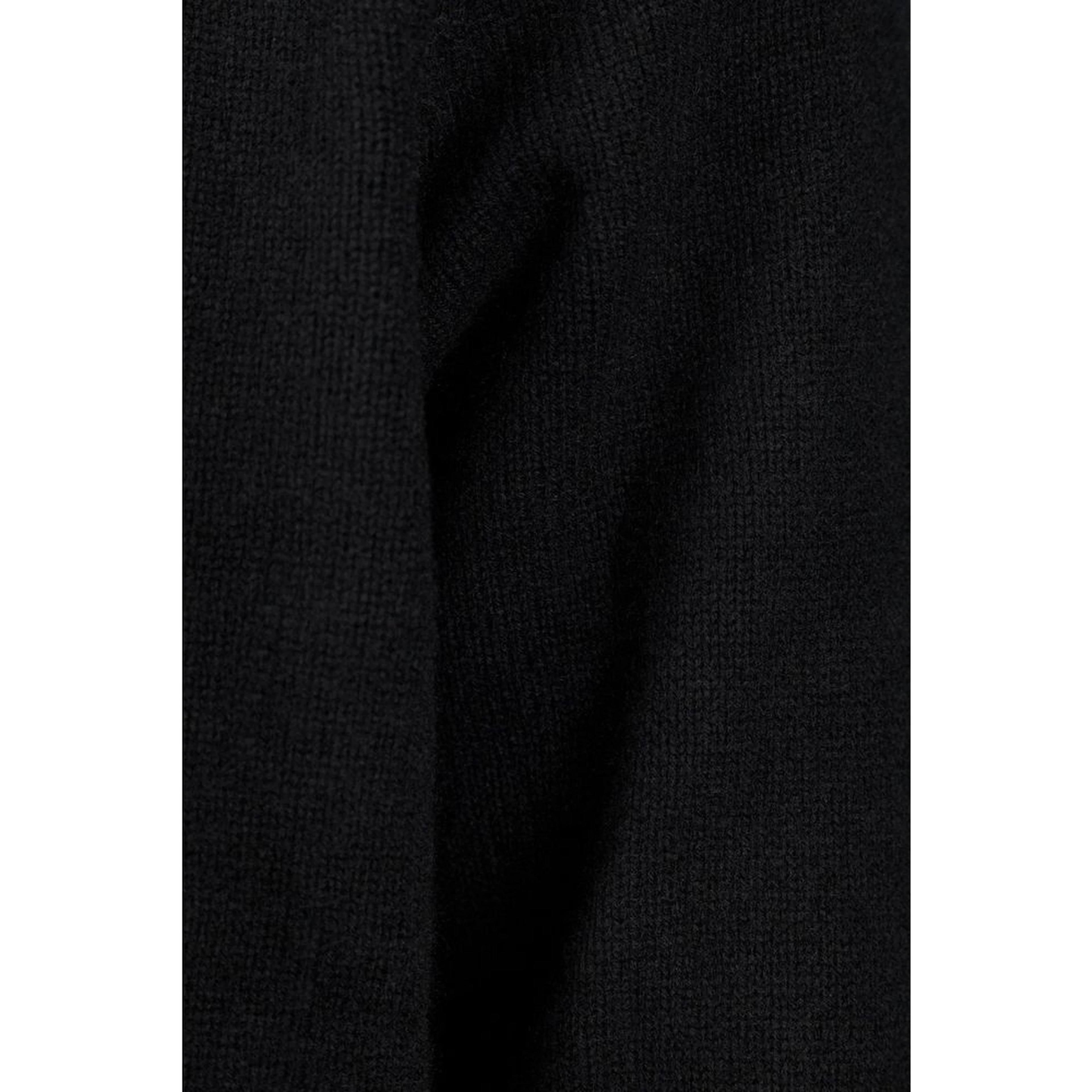 Black Wool Cardigan
