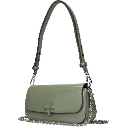 Green Leather Shoulder Bag