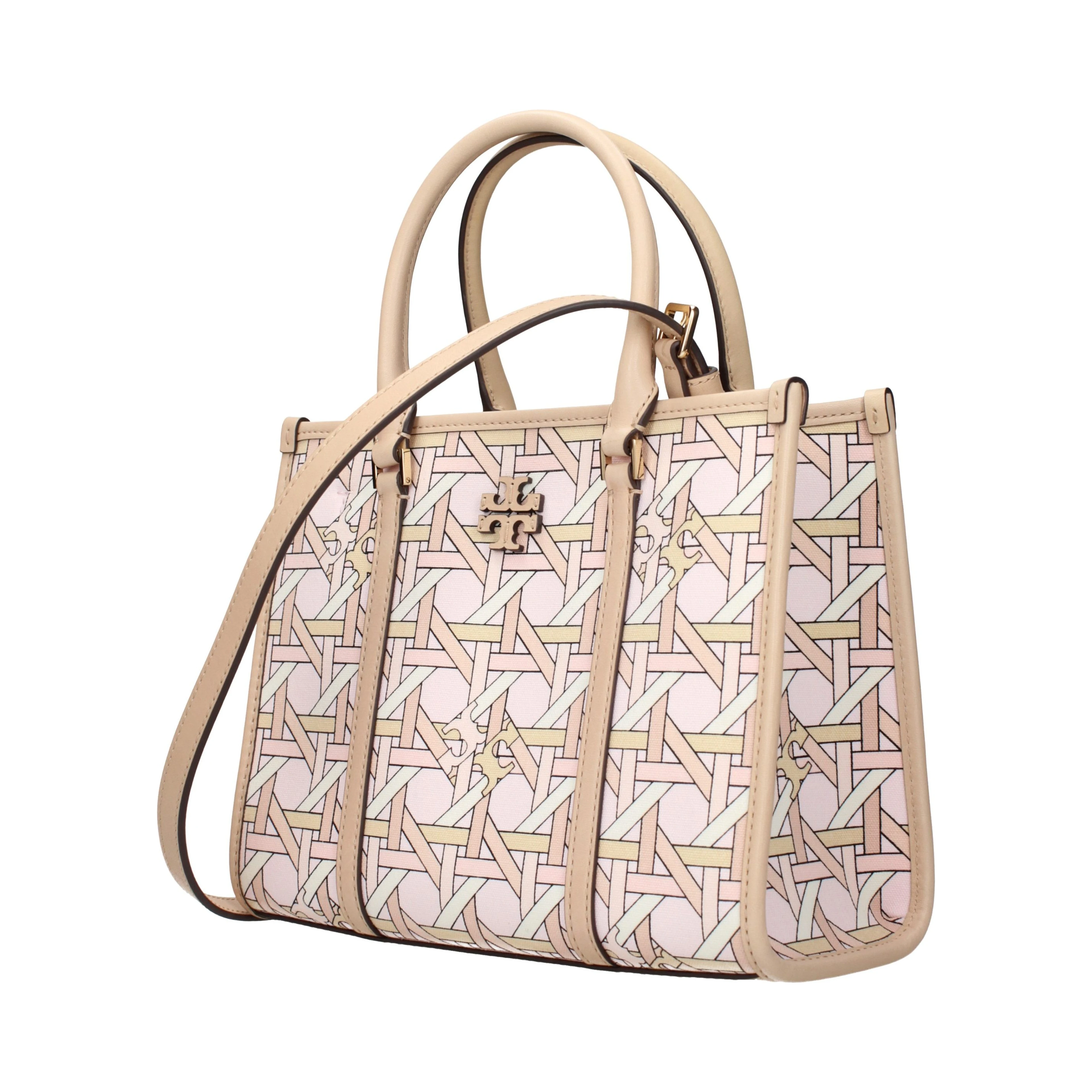 Pink Fabric Handbag