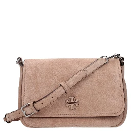 Pink Leather Crossbody Bag