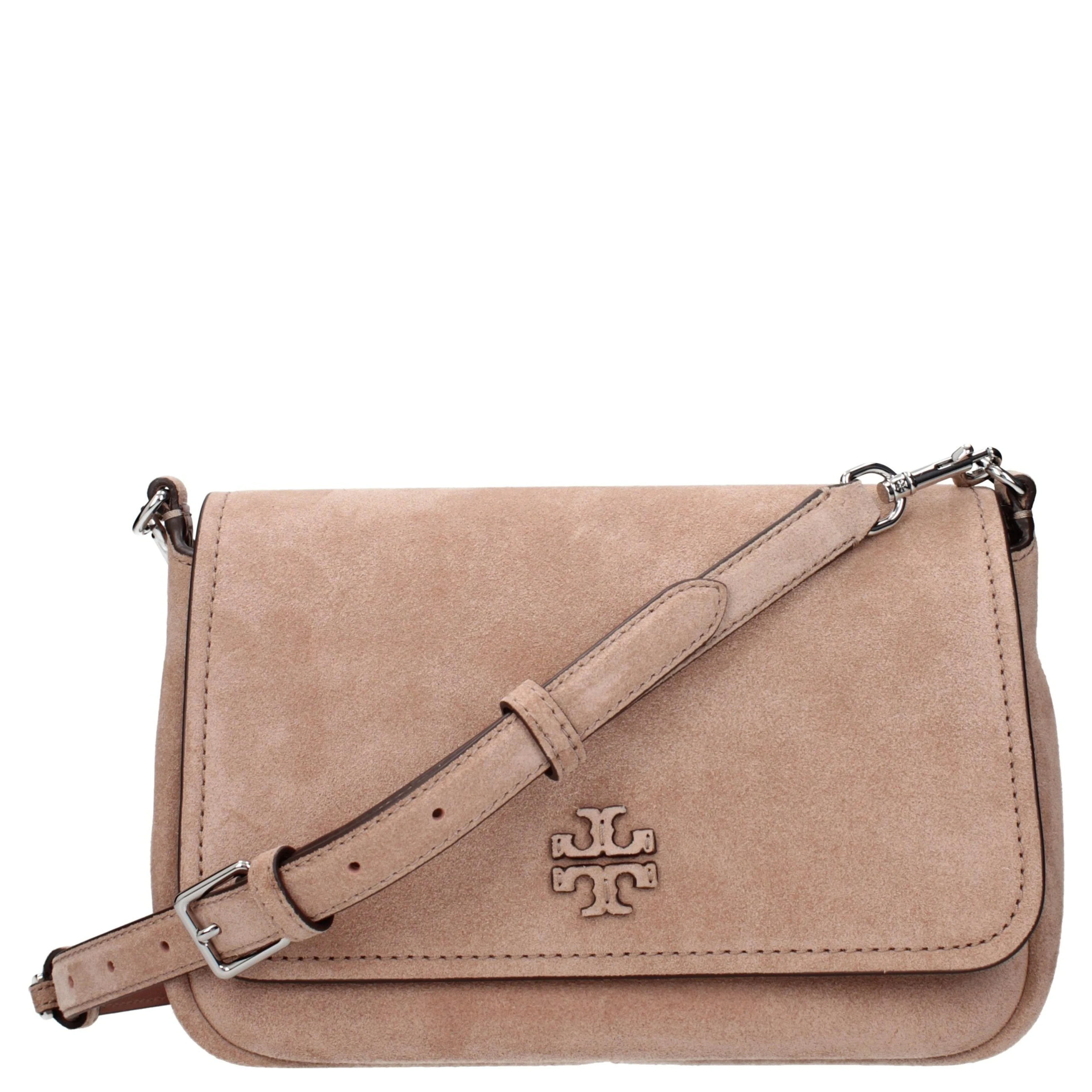 Pink Leather Crossbody Bag