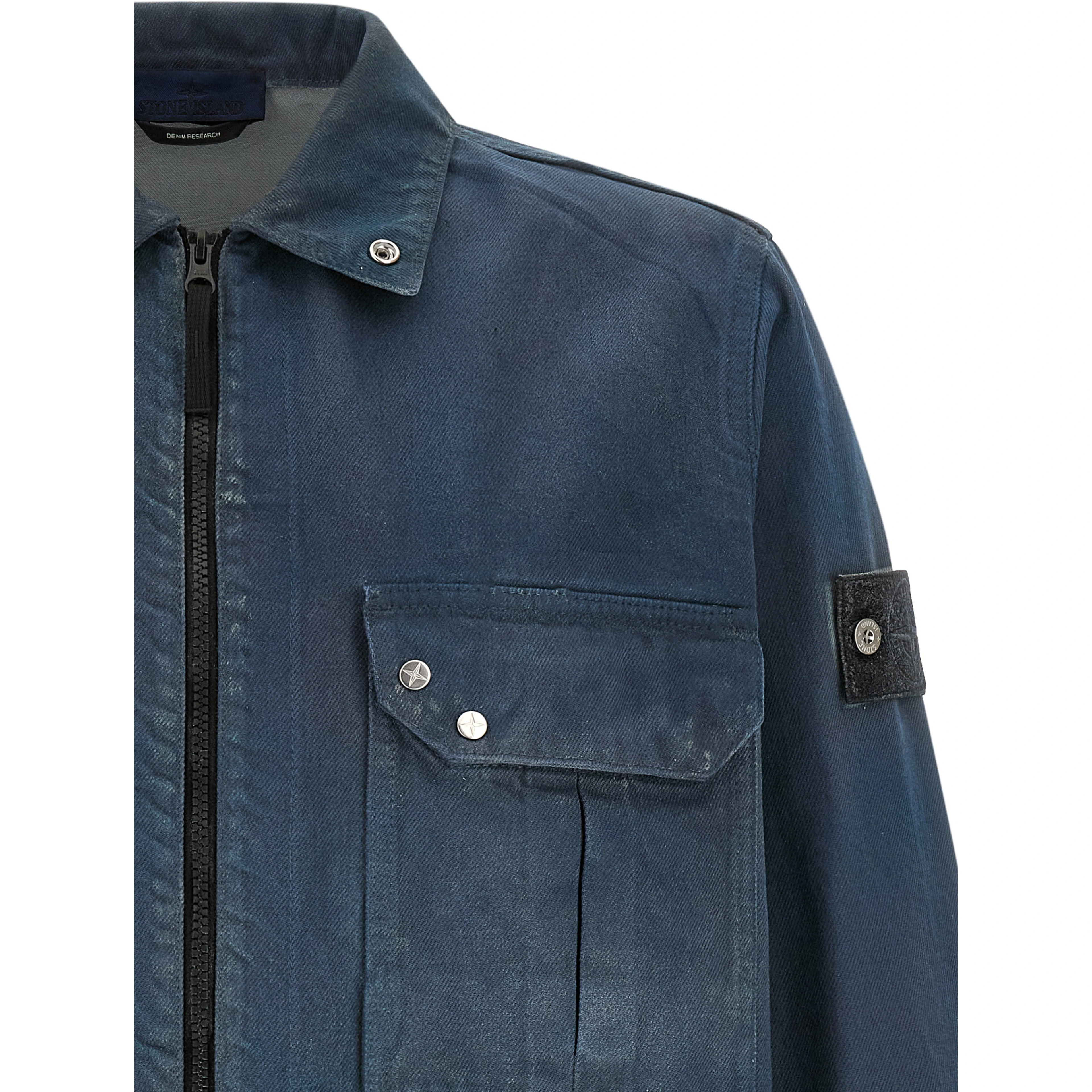 Blue Cotton Blouse