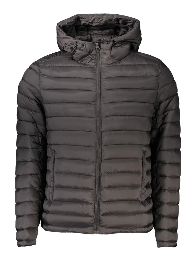 Black Polyamide Men's Jacket