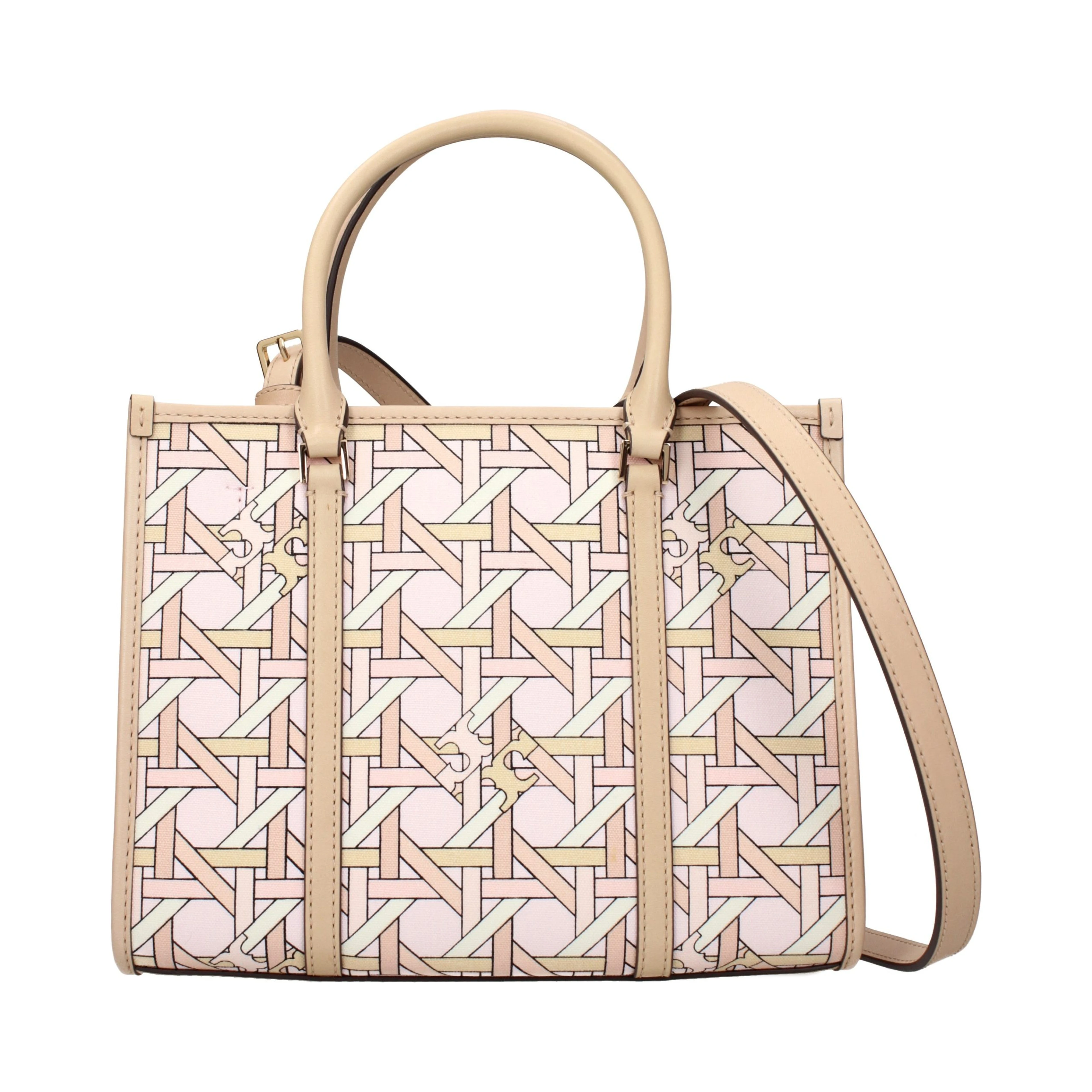 Pink Fabric Handbag